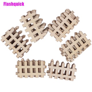[Flashquick] 25 piezas de corte de valla de madera adorno en forma de madera artesanía decoración de boda