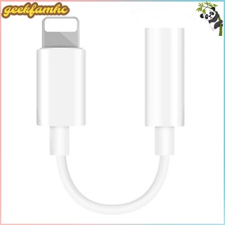 【High Quality】3.5mm Jack Audio Cable Adapter for iPhone X XS Max 8 7 Plus Earphone Aux Splitter Headphone 12 IOS Syetem Converter