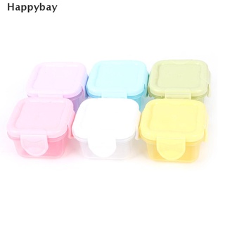 Happybay 5pcs 60ml portátil bebé almacenamiento de alimentos congelador contenedores caja de mermelada caja de almacenamiento en casa esperanza de que usted puede disfrutar de sus compras