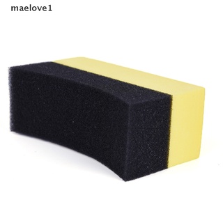 [maelove1] cepillo de ruedas auto esponja aplicador especial para limpieza de cubo de neumáticos [maelove1] (8)