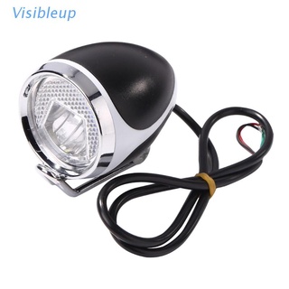 Visibleup Electric E-scooter Headlight 10 Inch Scooter Front Lamp Flashlight Portable Bicycle Dustproof Cycling Parts For Kugoo M4