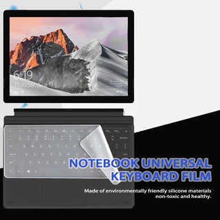 impermeable a prueba de polvo película de silicona universal tablet teclado protector (7)