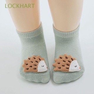 LOCKHART Girls Newborn Floor Socks Children Anti Slip Sole Baby Socks Keep Warm Cute Animal Cartoon Autumn Winter Thick Infant Accessories