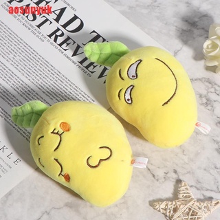 {aosunyuk} 1Pc 12 cm lindo Mango peluche juguetes corea fruta almohada divertida expresión Mango TTE