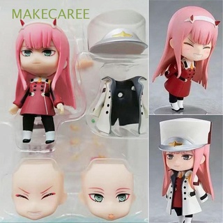 MAKECAREE Lovely Zero Two Gift Figure Doll Toy D InThe FRANXX New Change Face Action Animation 952 Assemble