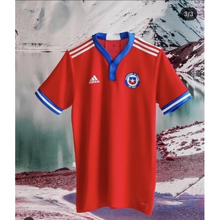 2021 2022 chile team new jersey home red (1)