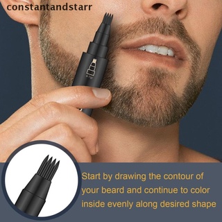 [tdra] pluma de barba profesional para hombre/bolígrafo de relleno de barba/tinte para barba/bolígrafo impermeable vcn