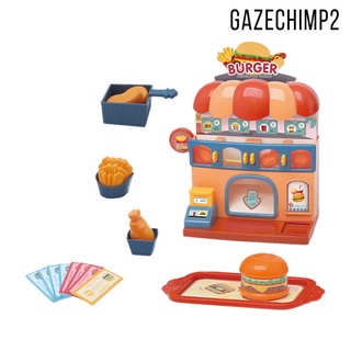 [GAZECHIMP2] 26x niños hamburguesa máquina de hamburguesa placa de papas fritas pollo Nuggets juguete