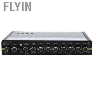 Flyin 1pc ecualizador de Audio estéreo de Audio para automóvil con 7 bandas (4)