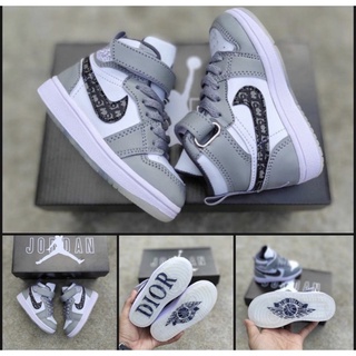 Nike air jordan zapatos 1 x Di'Or niños/niños moda zapatillas de deporte zapatos/zapatos de niños