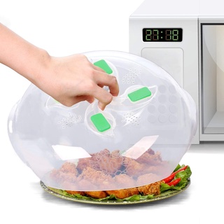 【BK】2Pcs Microwave Oven Food Heating Anti-splash Splatter Cover Lids with Vent Holes