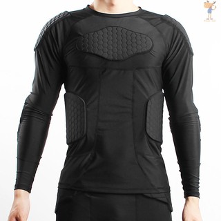 [Top] Camisa De compresión con múltiples protectores Para baloncesto/fútbol/baloncesto Para hombre (7)