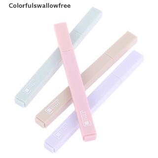 Colorfulswallowfree 6 Unids/set Soft Tip Iluminador Color Luz Kawaii Rotulador DIY Fluorescente BELLE