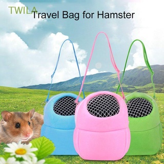 twila - mochila transpirable para hámster, ratón, nido para dormir, portador de miel, jaula pequeña, rata, bolsa de hombro al aire libre, casa colgante, multicolor