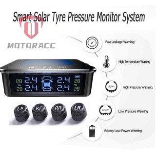 Sistema De monitoreo De presión De neumáticos De coche con Sensor De energía Solar Sensores 4x (7)