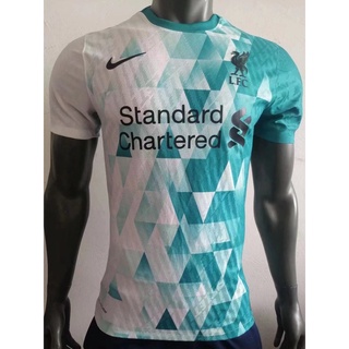 Jersey/Camiseta De Fútbol 2021-2122 Liverpool Edición Especial Blanco Verde Versión Jugador