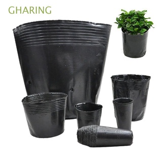 GHARING 100Pcs Grow Bag Breathable Garden Supplies Nursery Pots Not Coated Sowing Propagation Growing Box Plants Seedling Container
