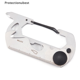 Protectionubest Multifunction Climbing Carabiner EDC Keychain Gear Tools Hiking Wrench Opener NPQ (6)
