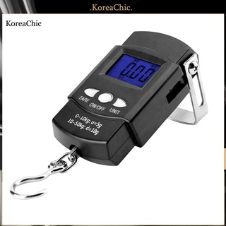 <koreachic> Báscula de pesaje portátil LCD Digital electrónica para pesca/viaje/equipaje (1)
