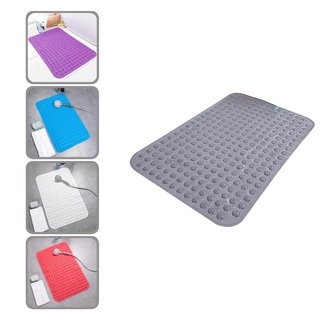 yafeixm Solid Colors Bath Rug Wear Resistant Strong Traction Shower Mat Quickly Drying for Home