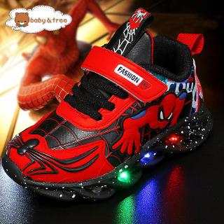 L6256/Iluminación Led para hombre araña/zapatos para niños