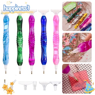 HAPPINESS Nail Art Resin Diamond Painting Pen Resin Crafts Resin Pen Point Drill Pen Cross Stitch Embroidery DIY Sewing Accessories 5D Diamond Painting/Multicolor