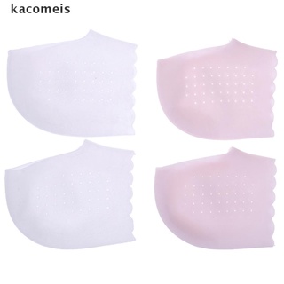 [kacomeis] calcetines de silicona para hombre y mujer/calcetines de tacón de gel humectante para pies agrietados dsgf (8)