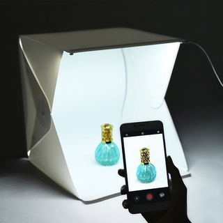 (yut*caliente) luz LED Mini tienda de fotografía Mini portátil plegable sala de fotos Kit caja