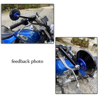 rizoma motocicleta cnc aluminio espejos retrovisores de vidrio azul redondo espejo universal para 6 mm 8 mm 10 mm (4)