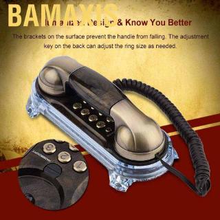 BAMAX teléfono antiguo Retro montado en la pared teléfono fijo moda para el hogar Hotel (1)