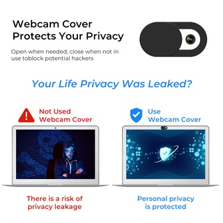 [1PCS protector Ultra-delgado Webcam cámara sticker cubierta tapa para portátil for Macbook teléfono celular PC] (6)