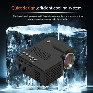 【panzhihuaysnn】UC28C Portable Projector Mini 3D Projector Mini Movie Video Projector