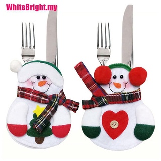 [Wb] 8 pzs adornos navideños muñeco de nieve para vajilla/decoración de navidad (4)