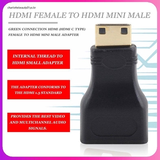 cable hdmi hembra a hdmi mini cable convertidor de señal de video adaptador hdtv conector