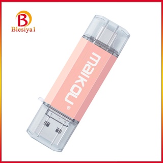 [envío En 24h] portátil 3 en 1 256G USB Flash Drive Type-C&Micro USB Memory Stick rosa