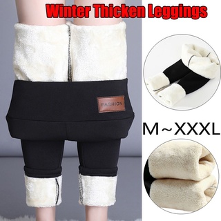 Pantalones De lana De lana De lana De Alta calidad De Cintura Alta casuales De Solana a la Moda para mujer Leggings De invierno espesar Leggings (8)