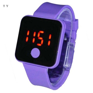 relojes de pulsera de pantalla ultrafina para niños/relojes electrónicos para hombre/reloj led de silicona