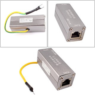 RJ45 adaptador Ethernet dispositivo de red Protector contra sobretensiones