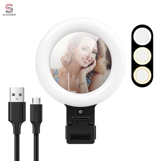 Y06 Live Fill Light Anchor Beauty Selfie soporte de luz de aleación de aluminio Shell