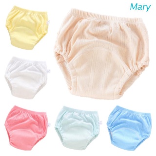 Mary 4 capas de bebé niño inodoro inodoro pantalones de entrenamiento reutilizables impermeables pañales ropa interior acolchado