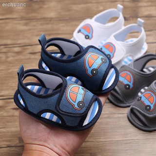 Zapatos de suela suave de 3-6-9-12 meses modelos de verano 0-1 años 3 sandalias para bebé antideslizantes con velcro para ho