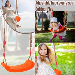 Baby Kids Children Toy Indoor Outdoor Garden Swing Seat U Type Adjustable Rope