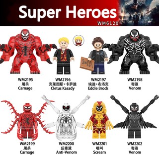 Venom Carnage Marvel Super Heroes Series Minifigures Compatible Lego Bloques De Construcción Juguetes Regalos WM6120
