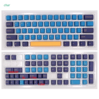 Char Nautilus DIY teclado 123 teclas PBT doble Color teclas para Cherry MX interruptores