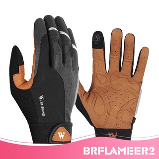 Brflameer2 guantes Para Ciclismo/Ciclismo/guantes De Dedos Completos transpirables ligeros Para Bicicleta De montaña/Bicicleta De montaña/Ciclo Bmx