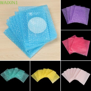 HEEBII 50pcs PE Clear Transprent Bubble Bag Plastic Shockproof Package Protective Wrap Double Film 4 Sizes Cushioning Covers Envelope Foam Packing Bags/Multicolor