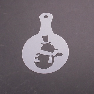 inyingu.cl 8 unids/pack de plantillas de café serie de navidad patrón de café herramienta de impresión de grado alimenticio espuma de café molde de decoración para cocinar (6)