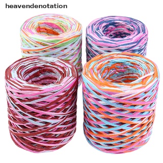 [heavendenotation] 1pc 200 metros artesanía natural papel de regalo cuerda de regalo cinta de embalaje