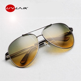 Uvlaik gafas de sol polarizadas hombres día visión nocturna gafas de conducción gafas de las mujeres amarillo verde lente antideslumbrante gafas de sol