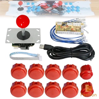 arcade botones juego usb codificador pc joystick controlador diy kit para mame jamma juegos